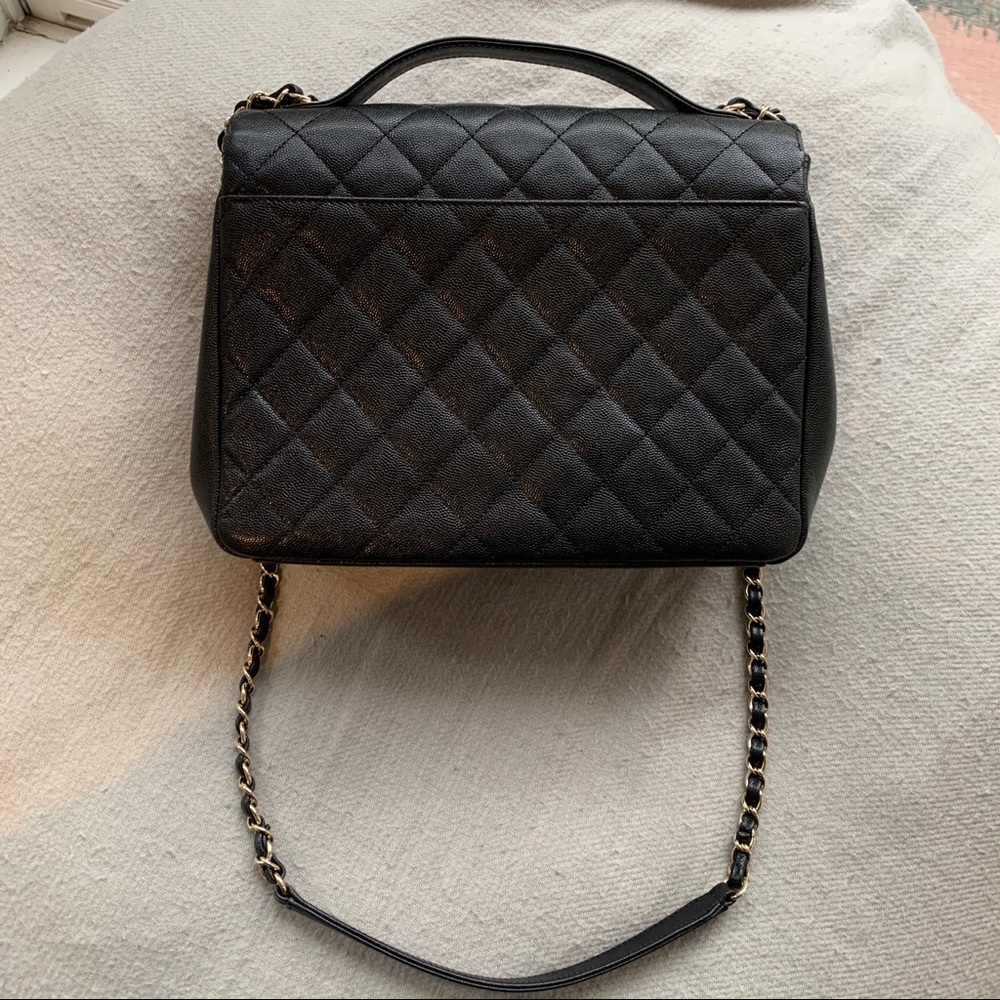 CHANEL Caviar Large Business Affinity Flap Black - Picture 5 of 8